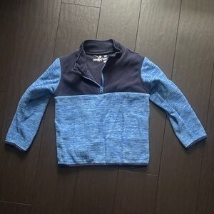 Jumping Beans Men's Blue and Black Zip-Up Sweater